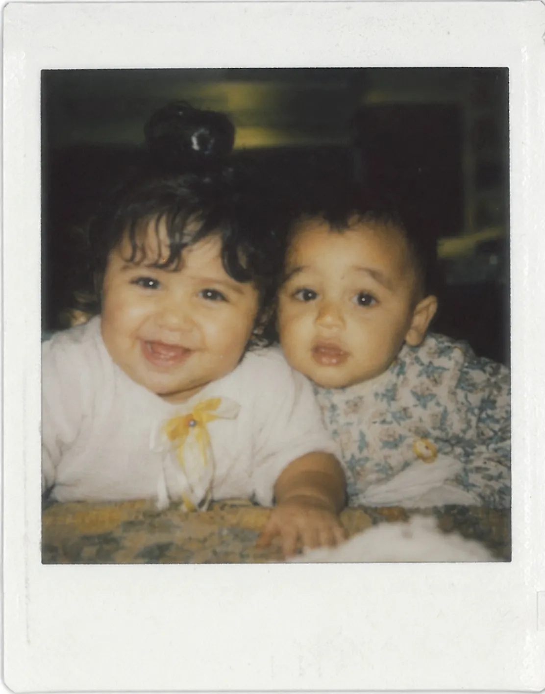 A treasured childhood photograph of Muhammed and Merna